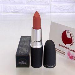 Son MAC Powder Kiss Lipstick #314 Mull It Over cam nude rất Tây, sang trọng