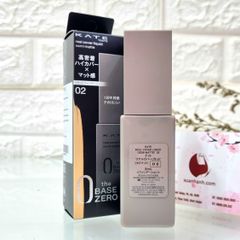 Kem nền Kanebo Kate Semi-Matte che phủ tốt, lì mịn, căng mượt, #02 sáng tự nhiên