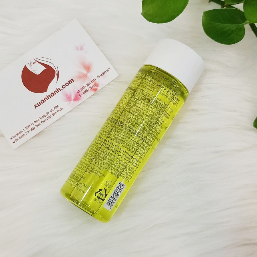 Tẩy trang mắt môi Innisfree Apple Seed Lip & Eye Remover - 100ml