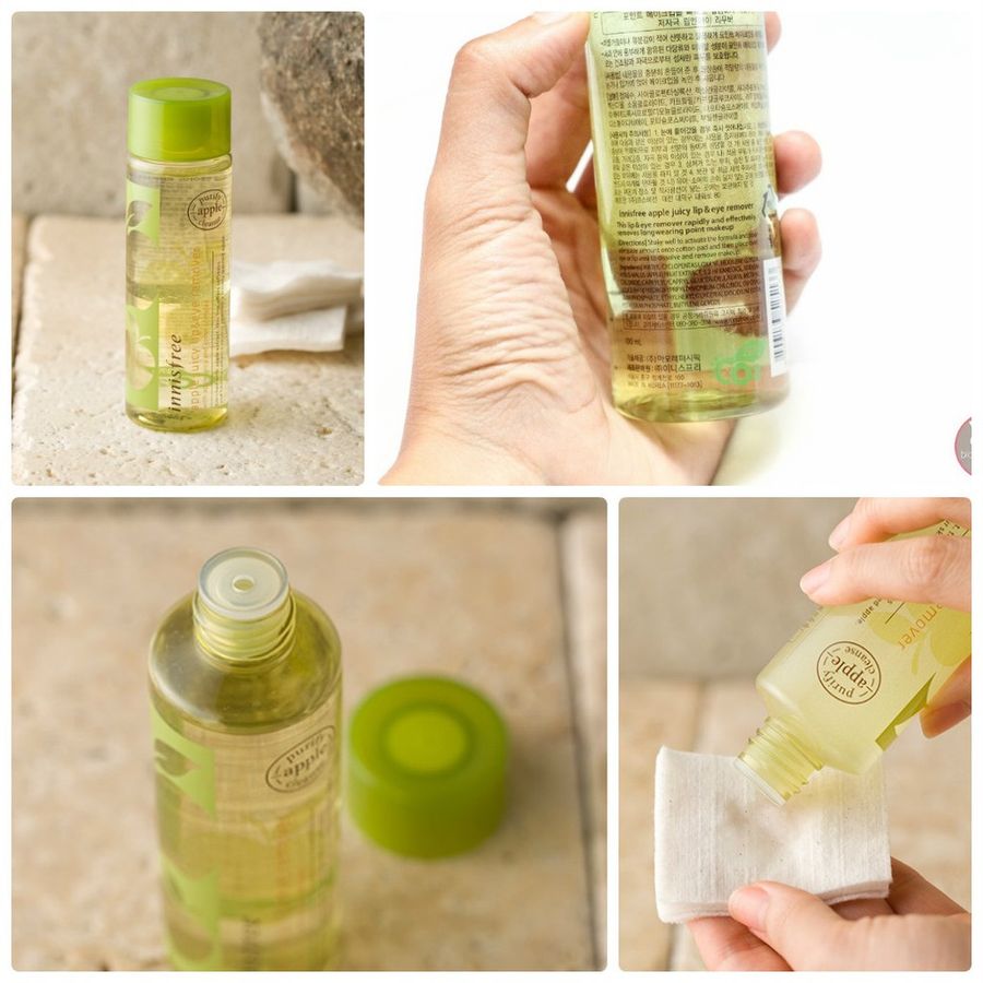 Tẩy trang mắt môi Innisfree Apple Seed Lip & Eye Remover - 100ml