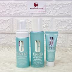 Bộ 3 steps Clinique Anti-Blemish Solutions điều trị và ngăn ngừa mụn tái phát 