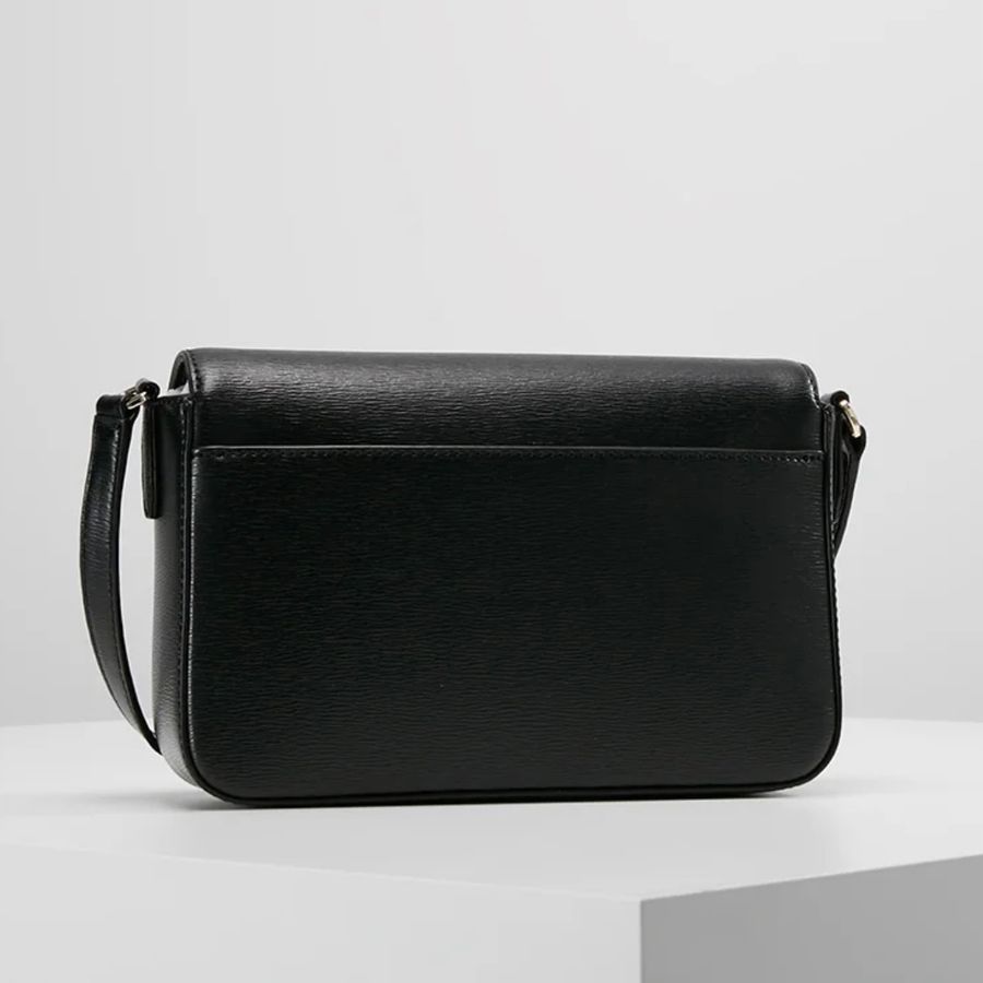 Túi DKNY màu đen cổ điển, da thật vân xước sang đẹp và rất chất (22x14cm)