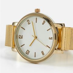 Set đồng hồ nữ Anna Field mặt tròn cổ điển, 2 dây #Gold/Cognac - 3283