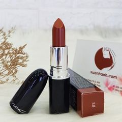 Son Mac Lustreglass Lipstick #549 PDA - đỏ đất quyến rũ và sang trọng (new)
