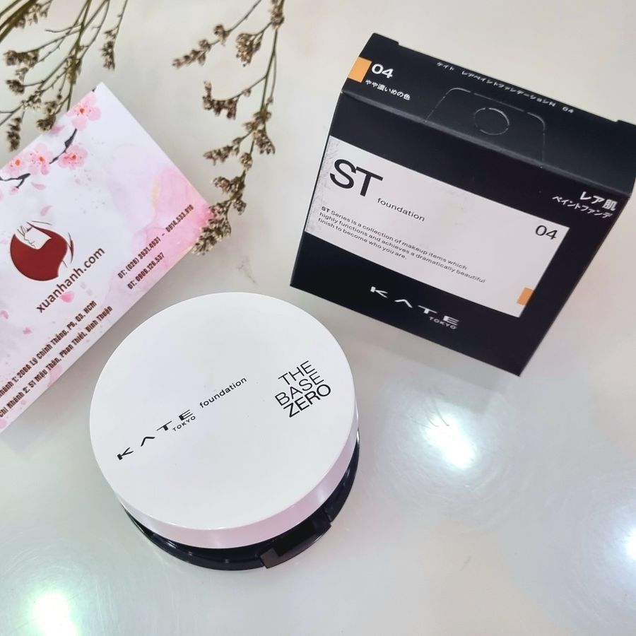 Phấn tươi Kanebo Kate Creamy Fit Foundation che phủ toàn diện, #04 trung bình (New)