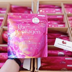 Bột collagen Shiseido The Collagen chống lão hóa da, tóc, khớp... trẻ hóa từ bên trong (new)