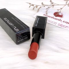 Son Shu Uemura Rouge Unlimited Matte lì mịn, #782 đỏ cam gạch thời thượng, cá tính