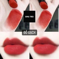 Son Shu Uemura Rouge Unlimited Matte lì mịn, #782 đỏ cam gạch thời thượng, cá tính