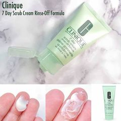 Tẩy tế bào chết Clinique 7 Day Scrub Cream sạch mịn da, trị và ngừa mụn cám - 30ml