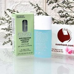 Gel chấm mụn Clinique Anti-Blemish Solutions Clearing Gel điều trị mụn nhanh chóng, 15ml