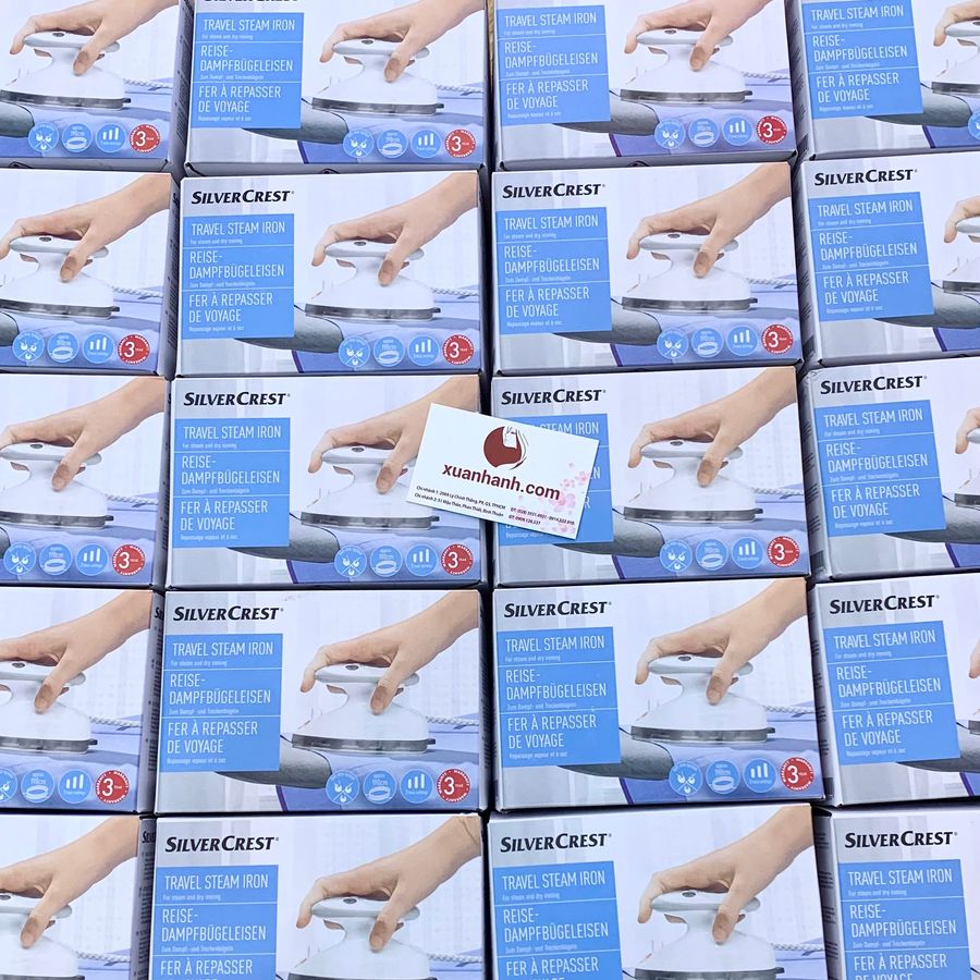 Bàn ủi (là) SliverCrest mini nhỏ gọn tiện dụng, hàng nhập khẩu Đức (New)