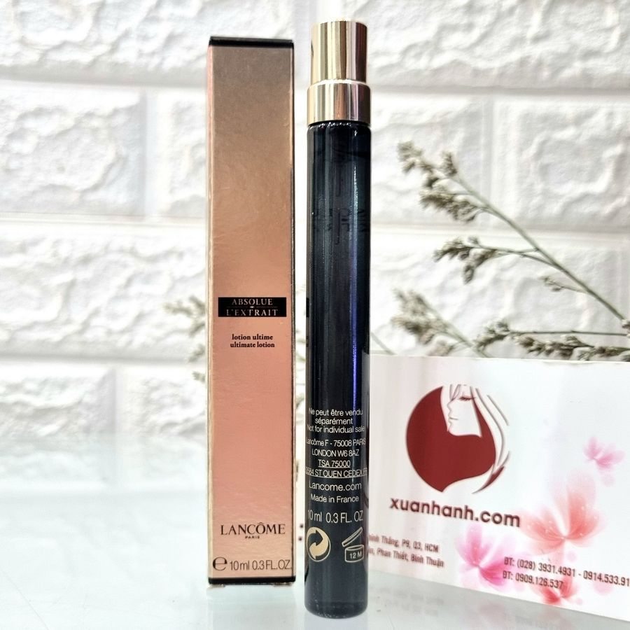 Nước hoa hồng Lancome Absolue L'extrait Ultime cao cấp chống lão hóa, mềm mịn da - 10ml