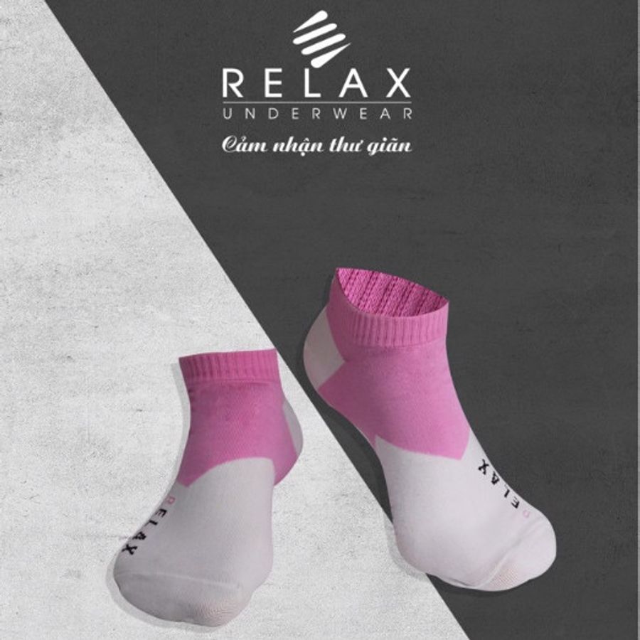 Vớ cổ ngắn Relax RSW025 - NEW ARRIVA thoải mái, phối màu năng động.