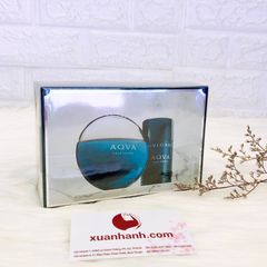Giftset nước hoa nam BVLGARI AQVA Pour Homme, EDT 100ml & lăn khử mùi 75ml