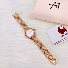 Đồng hồ nữ Anna Field mặt tròn, dây kim loại sang trọng, #Rose Gold - 3315
