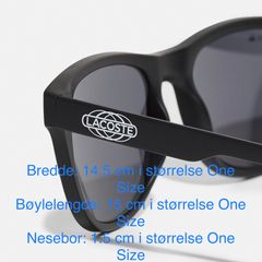 Kính mát Lacoste màu đen sành điệu, sang trọng và tinh tế, unisex (HOT)