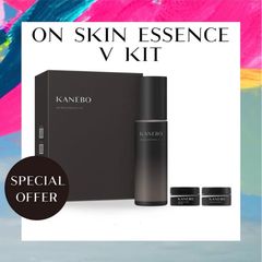 Set Kanebo GKC On Skin Essence V 3in1 phục hồi, tươi trẻ và căng mọng da - 100ml (Limited)