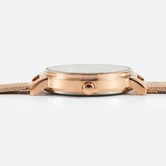 Set đồng hồ nữ Anna Field mặt tròn cổ điển, 2 dây #Rose Gold/Black - 6201