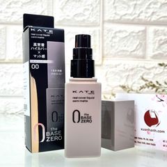 Kem nền Kanebo Kate Semi-Matte che phủ tốt, lì mịn, căng mượt, #00 trắng trong