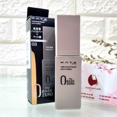 Kem nền Kanebo Kate Semi-Matte che phủ tốt, lì mịn, căng mượt, #03 TB - Sáng
