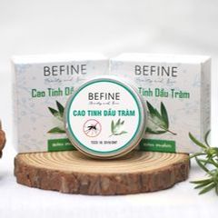 Cao tinh dầu tràm Befine giữ ấm cơ thể, chống cảm cúm, côn trùng, xua muỗi giảm dị ứng.