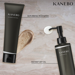 Sữa rửa mặt Kanebo GKC Scrubbing Mud bùn khoáng hút dầu, sạch sâu từng lỗ chân lông