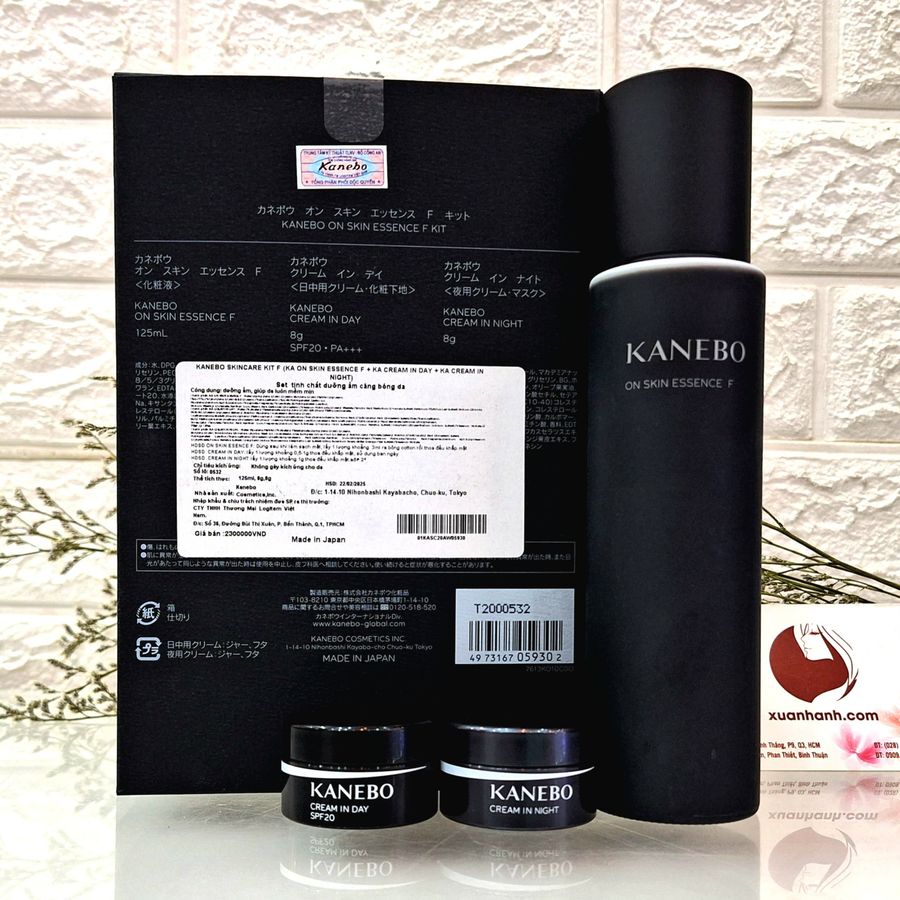 Set Kanebo GKC On Skin Essence F 3in1 mịn màng, ẩm mượt và tươi sáng da - 125ml (Limited)
