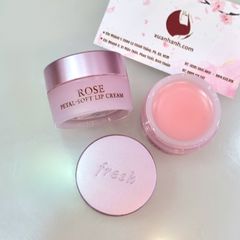 Dưỡng môi Fresh Rose Petal-Soft Lip Cream dưỡng ẩm mềm mượt, chống nứt nẻ môi - 10g