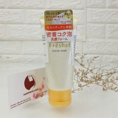 Sữa rửa mặt Kanebo Freshel Whitening Clear Soap sáng da và dịu nhẹ - 130g