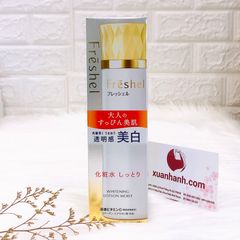 Kanebo Freshel Whitening Lotion nước hoa hồng cân bằng độ ẩm, trắng sáng, căng mịn da