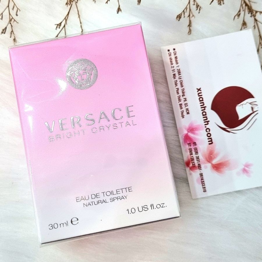 Nước hoa Versace Bright Crytal nữ tính, quyến rũ và tinh khiết - EDT, 30ml