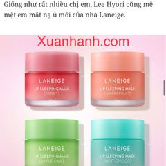 Mặt nạ ngủ môi Laneige Lip Sleeping Mask dưỡng hồng, căng mềm môi 20g