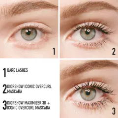 Mascara Dior Diorshow Iconic Overcurl tăng cường cong, dày dài mi mini 4ml