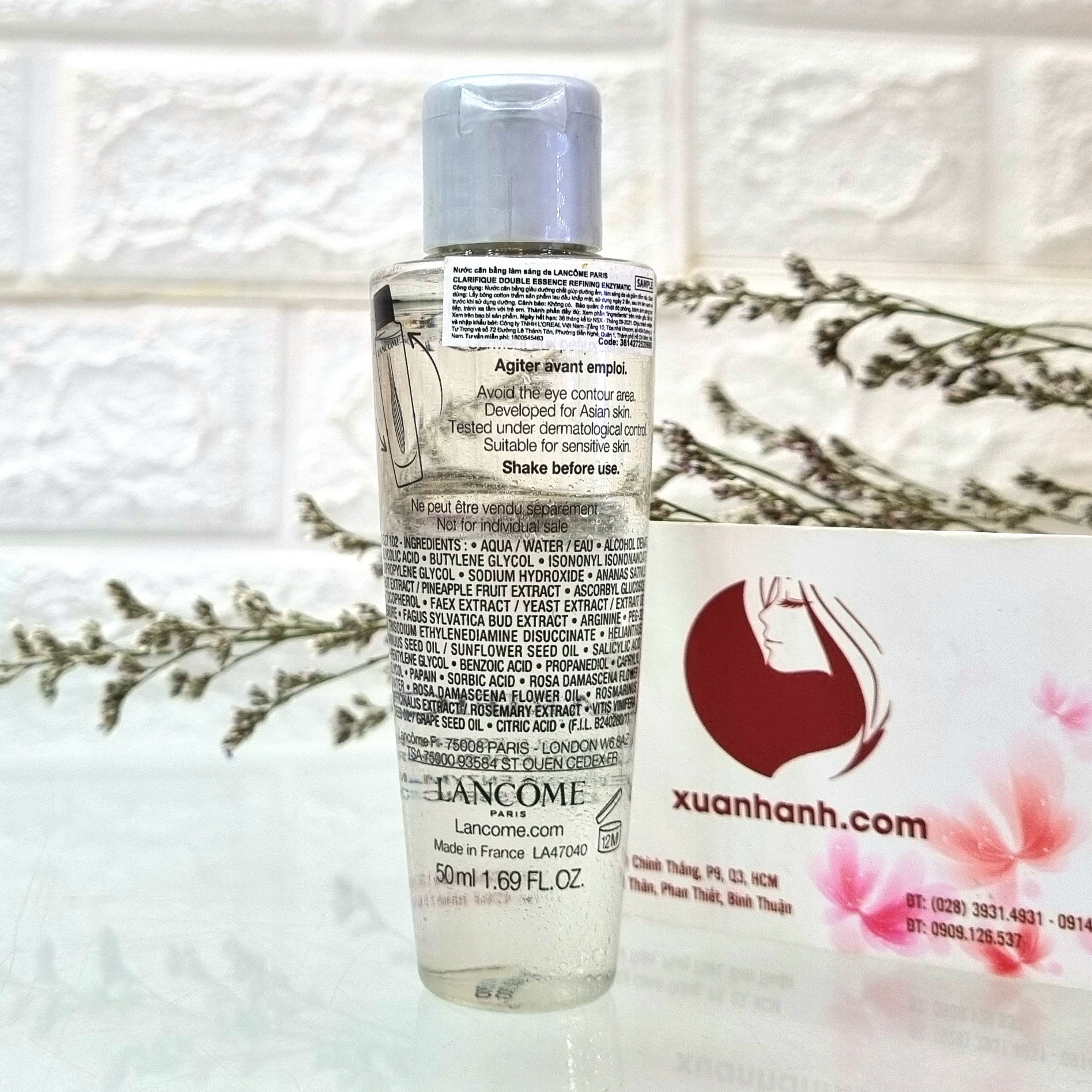 Nước thần Lancome Clarifique Double Essence tái tạo, trắng sáng da