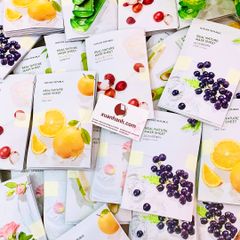 Combo 6 mặt nạ Nature Republic Real Nature Mask Sheet - dưỡng sáng căng mịn da