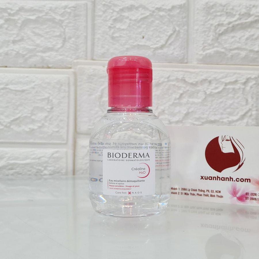 Nước tẩy trang Bioderma Crealine H20 dịu nhẹ, cho da nhạy cảm, 100ml (new)