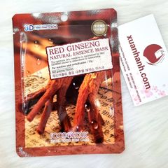 Set 10 mặt nạ hồng sâm Red Ginseng Natural Essence phục hồi, sáng căng mọng da.