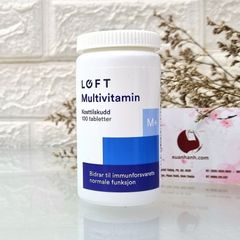 Viên uống tổng hợp Løft Mulivitamin - tăng cường sức khỏe, đẹp da/dáng/tóc - 100 viên.