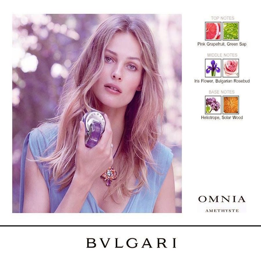 Set nước hoa BVL Omnia Amethyste thanh lịch, tao nhã và nữ tính - 2sp, EDT (New)