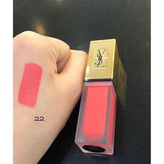 Son kem lì Yves Sant Laurent Tatouage Couture, hồng san hô #22 Coral Anti-Mainstream