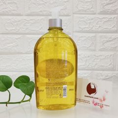 Dầu tắm L'Occitane Amande Hạnh Nhân sạch mịn màng và dưỡng ẩm da, 500ml (new)