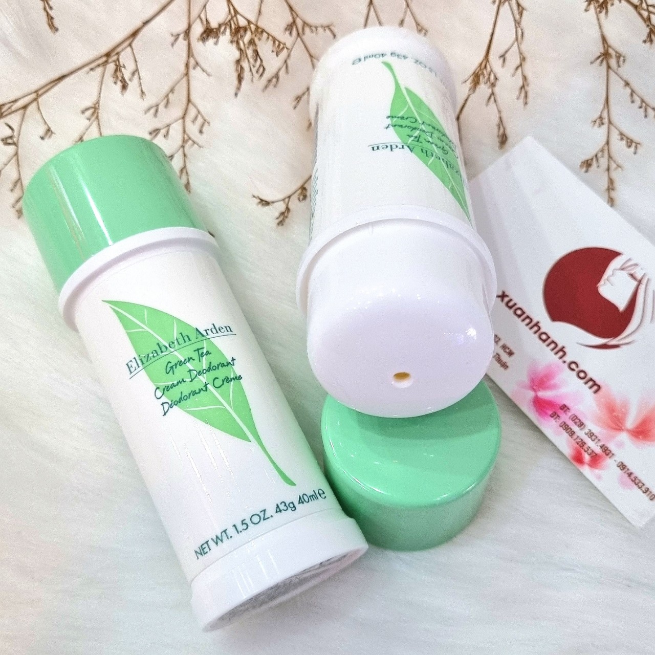 Lăn khử mùi Elizabeth Arden Green Tea kháng khuẩn, khử mùi, thơm mát, 40ml