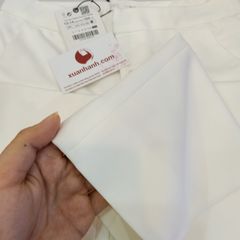 Quần jeggings nữ ZARA kiểu dáng trơn, đơn giản, tôn dáng, màu trắng năng động.