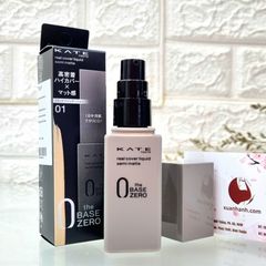 Kem nền Kanebo Kate Semi-Matte che phủ tốt, lì mịn, căng mượt, #01 trắng sáng 