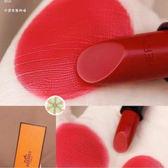 Son Hermes Rouge Matte Lipstick đỏ ánh cam tươi trẻ, tuyệt đẹp #64 Rouge Casaque