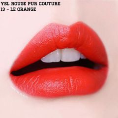 Son Yves Saint Laurent Rouge Pur Couture son lâu trôi, lên màu tốt #13 cam đỏ