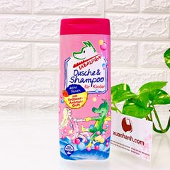 Tắm gội Labaluga Dusche & Shampoo không cay mắt, thơm dịu nhẹ cho các bé - 300ml (new)