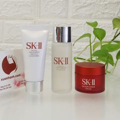 Bộ 3 sản phẩm SKII dưỡng ẩm chống lão hóa, căng mịn - SkinPower Cream (new)
