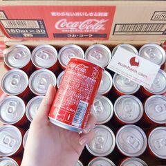 Thùng Coca Cola Nhật Bản #Original Taste - vị nguyên bản siêu thơm ngon, 30 lon (HOT)