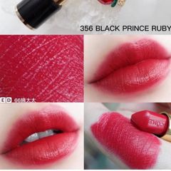 Son Lancome L'absolue Rouge Ruby Cream #356 Black Prince Ruby, đỏ cherry thời thượng